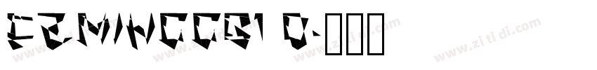 FZMINGGB1 0字体转换